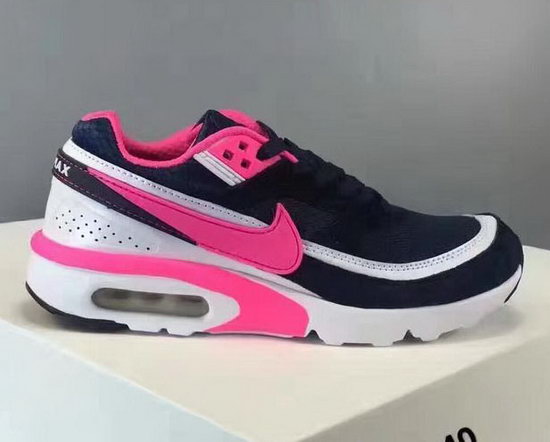 Womens Nike Air Max Bw Dark Blue Pink Wholesale